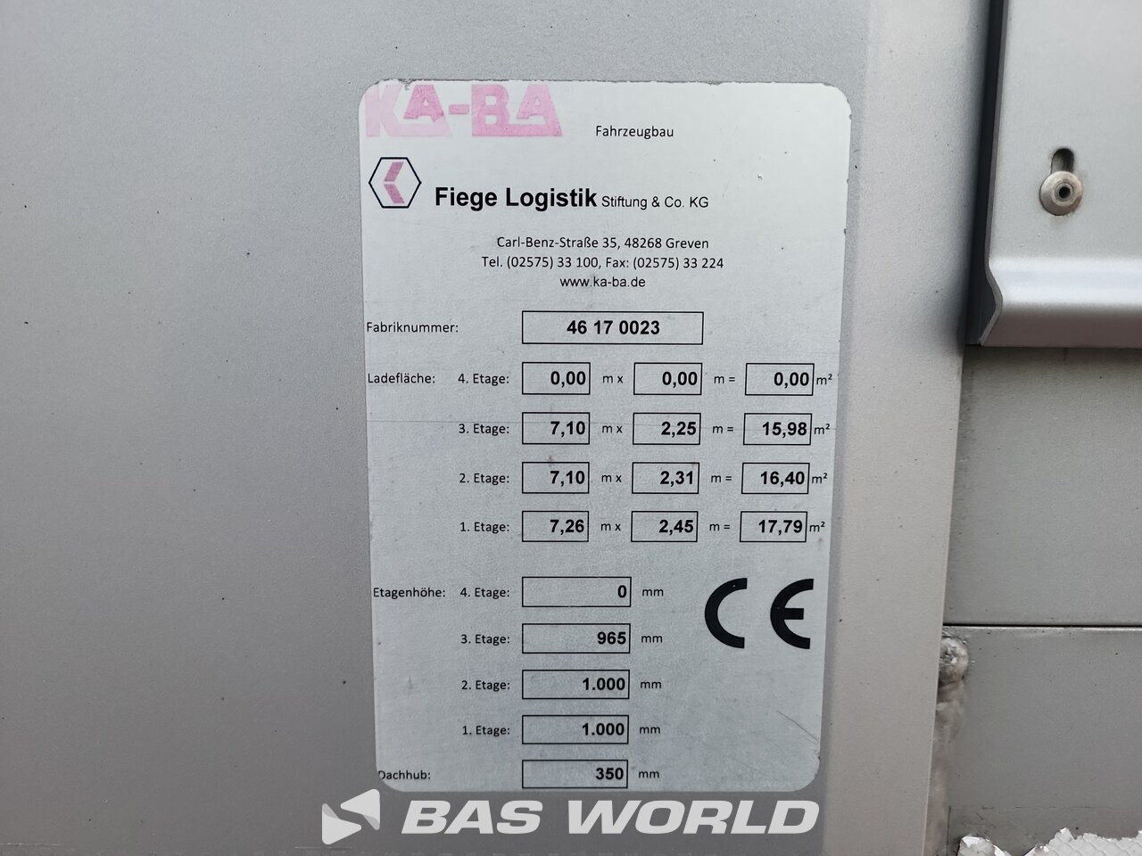 Other : Fiege Tec Veetransport