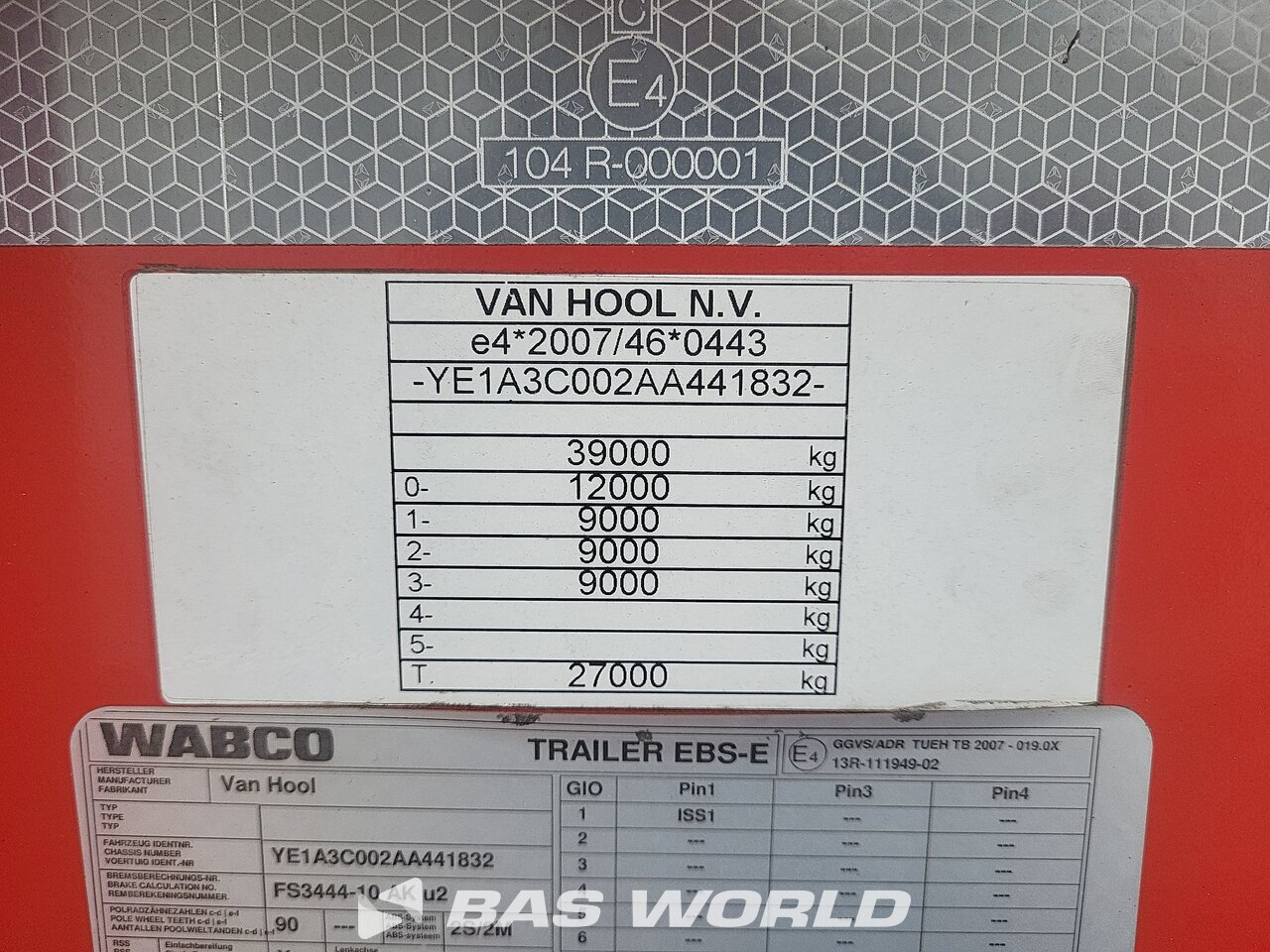 Other : Van Hool حاويات النقل
