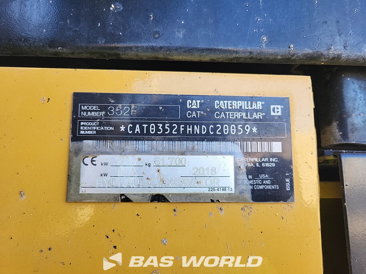 Other : Caterpillar 352 F Bageri gusjeničari