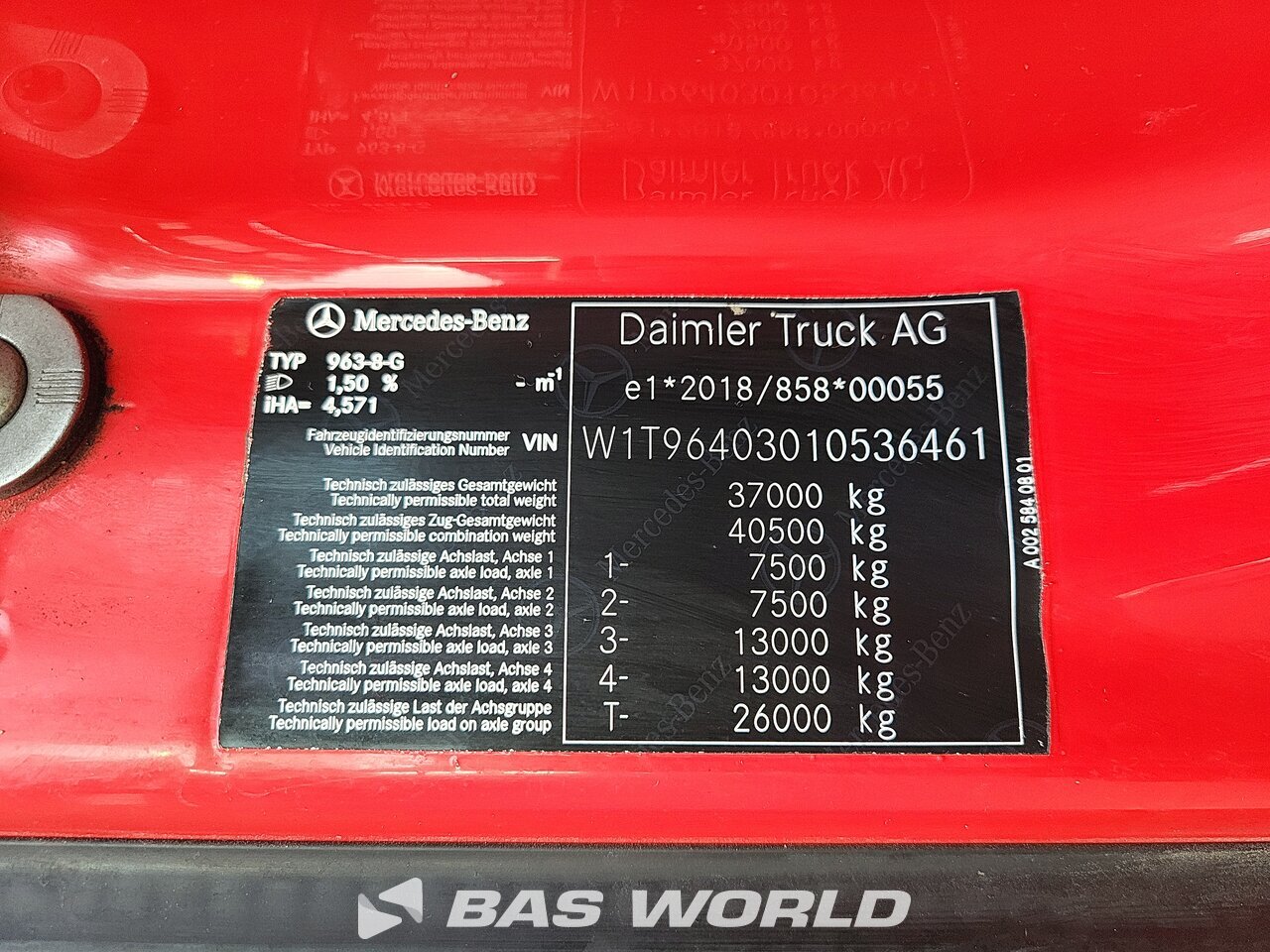 Other : Mercedes Arocs 3240 Bomba de betão