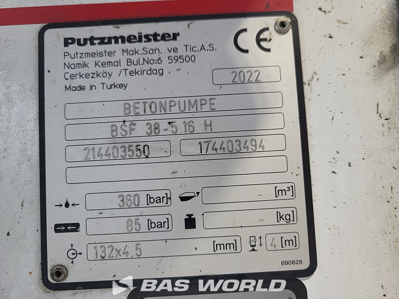 Other : Mercedes Arocs 3240 Bomba de betão