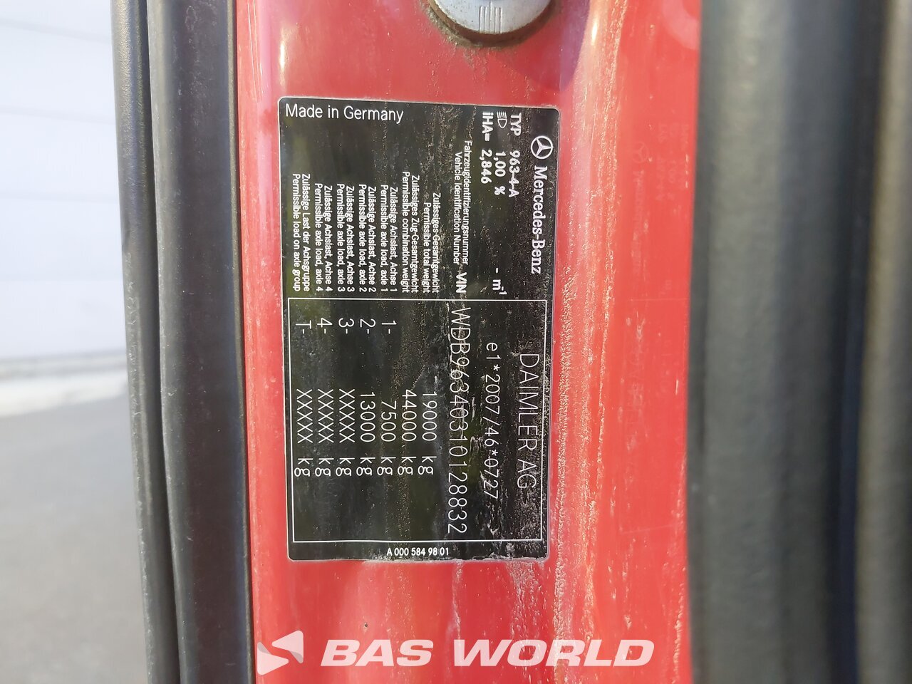 Other : Mercedes Actros 1846 Влекач