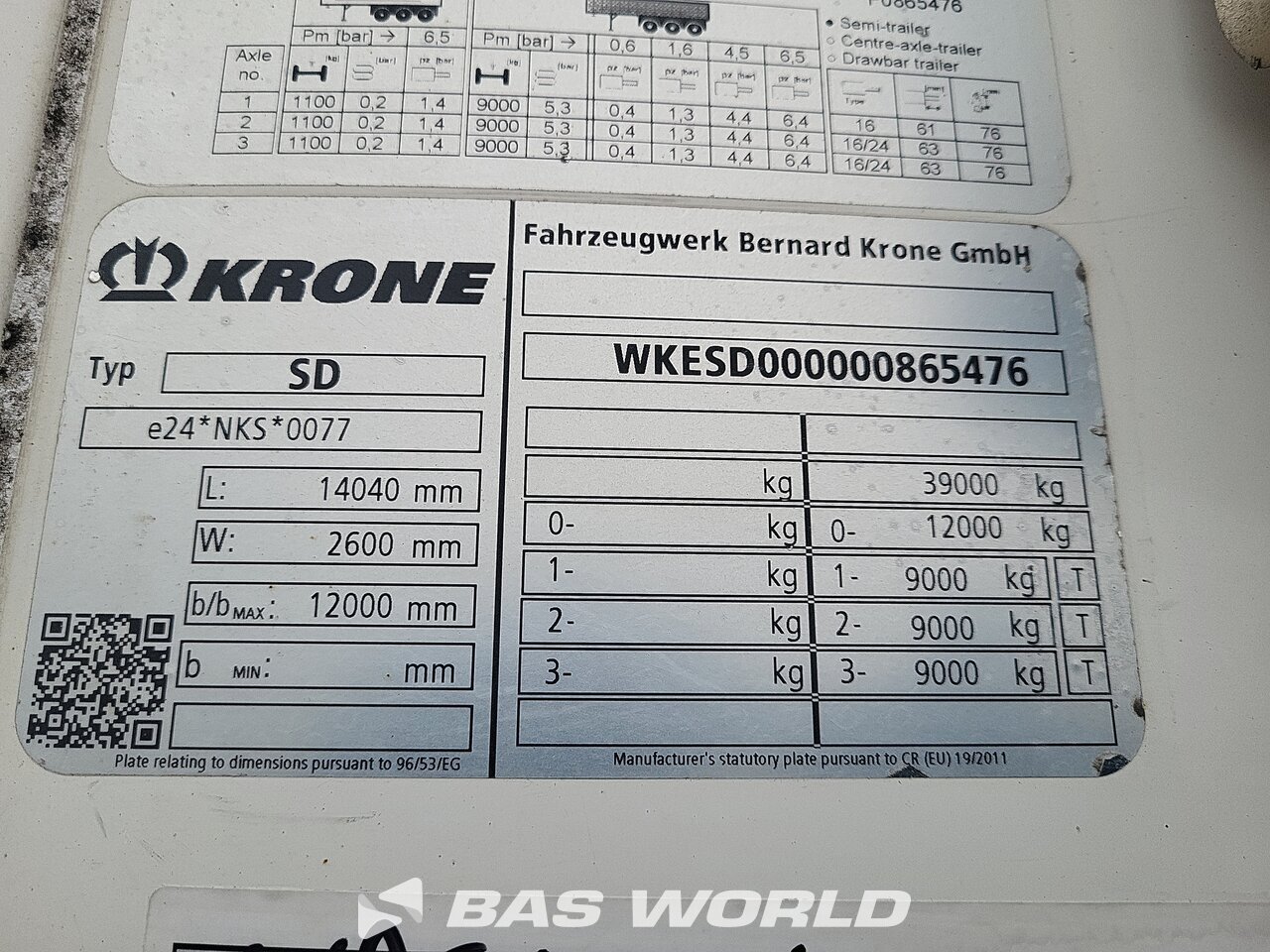 Other : Krone Хладилен полуприцеп