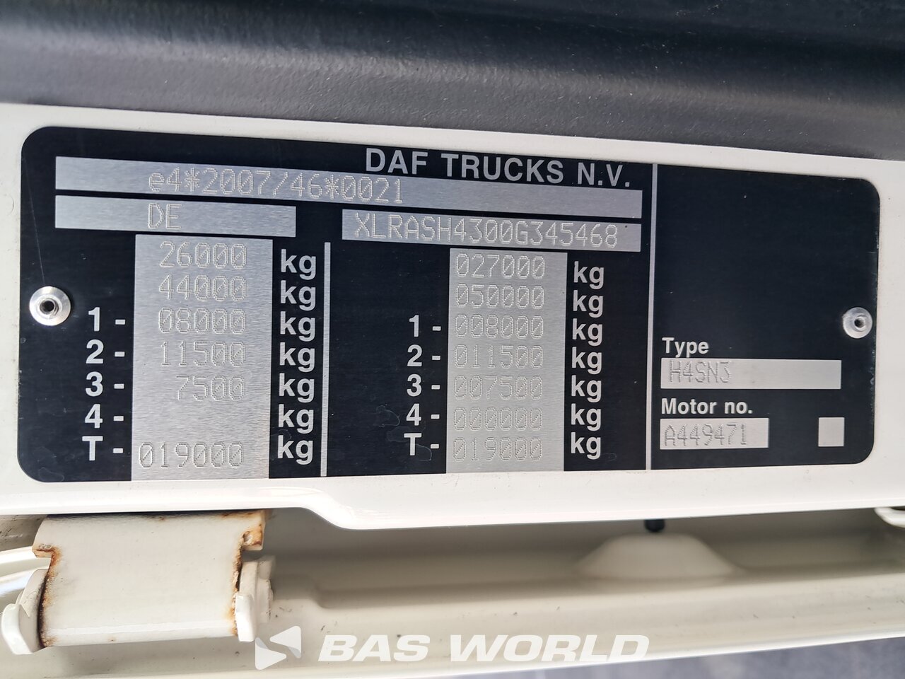 Other : DAF XF 480 Camion Casse Mobili