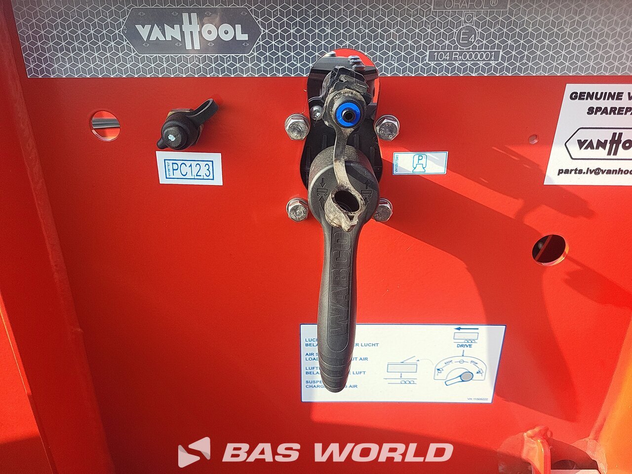 Other : Van Hool Konttialustan puoliperävaunu