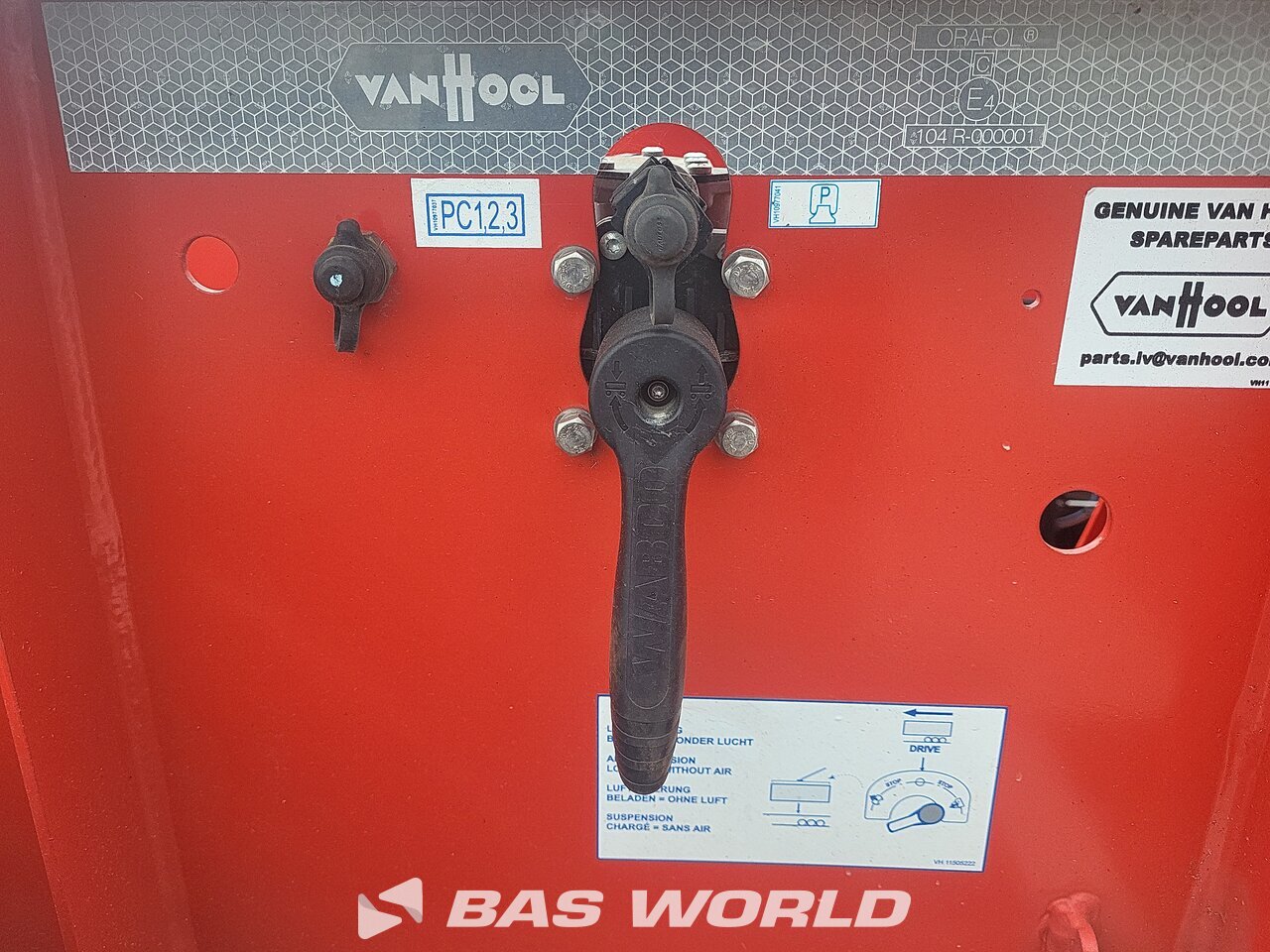 Other : Van Hool S/00417 Konttialustan puoliperävaunu