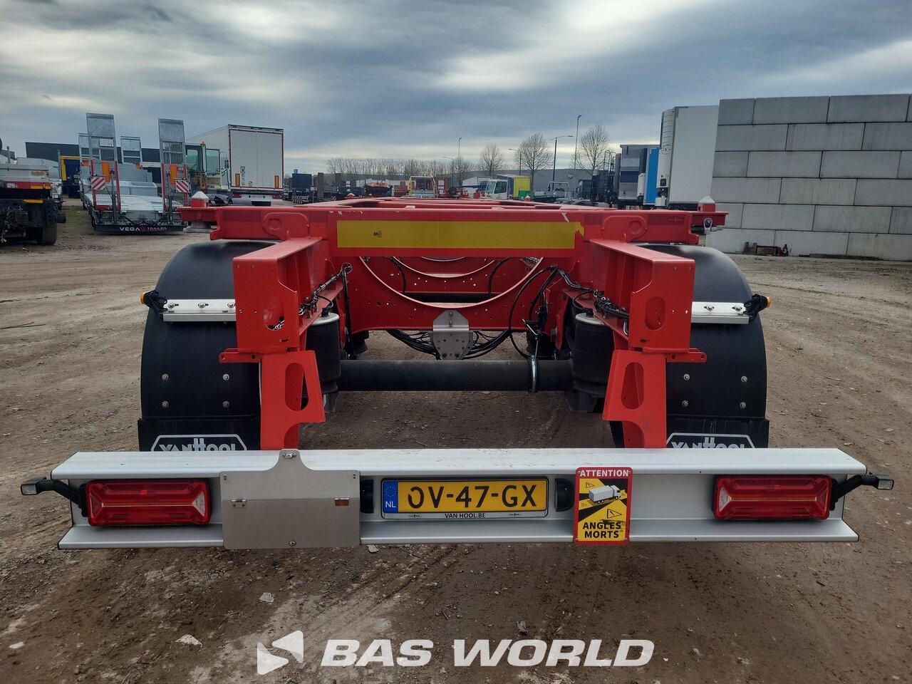 Other : Van Hool S/00417 Konttialustan puoliperävaunu