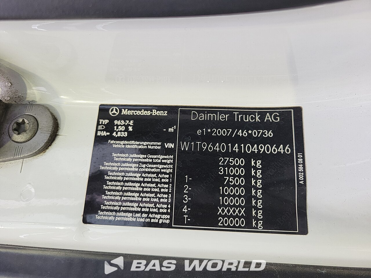 Other : Mercedes Arocs 2636 Betonpumpe