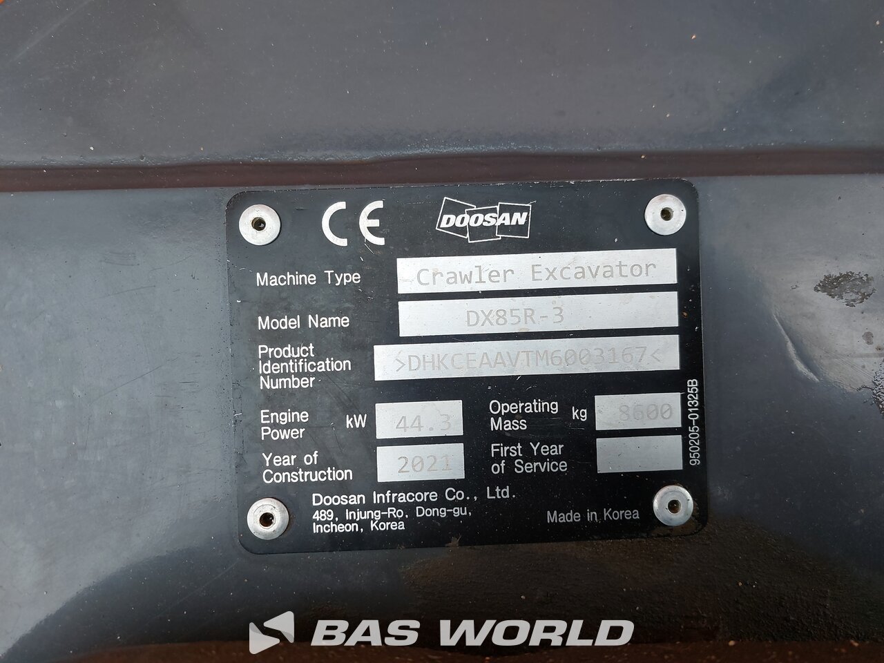 Other : Doosan DX85 R-3 Мини екскаватор <10 т