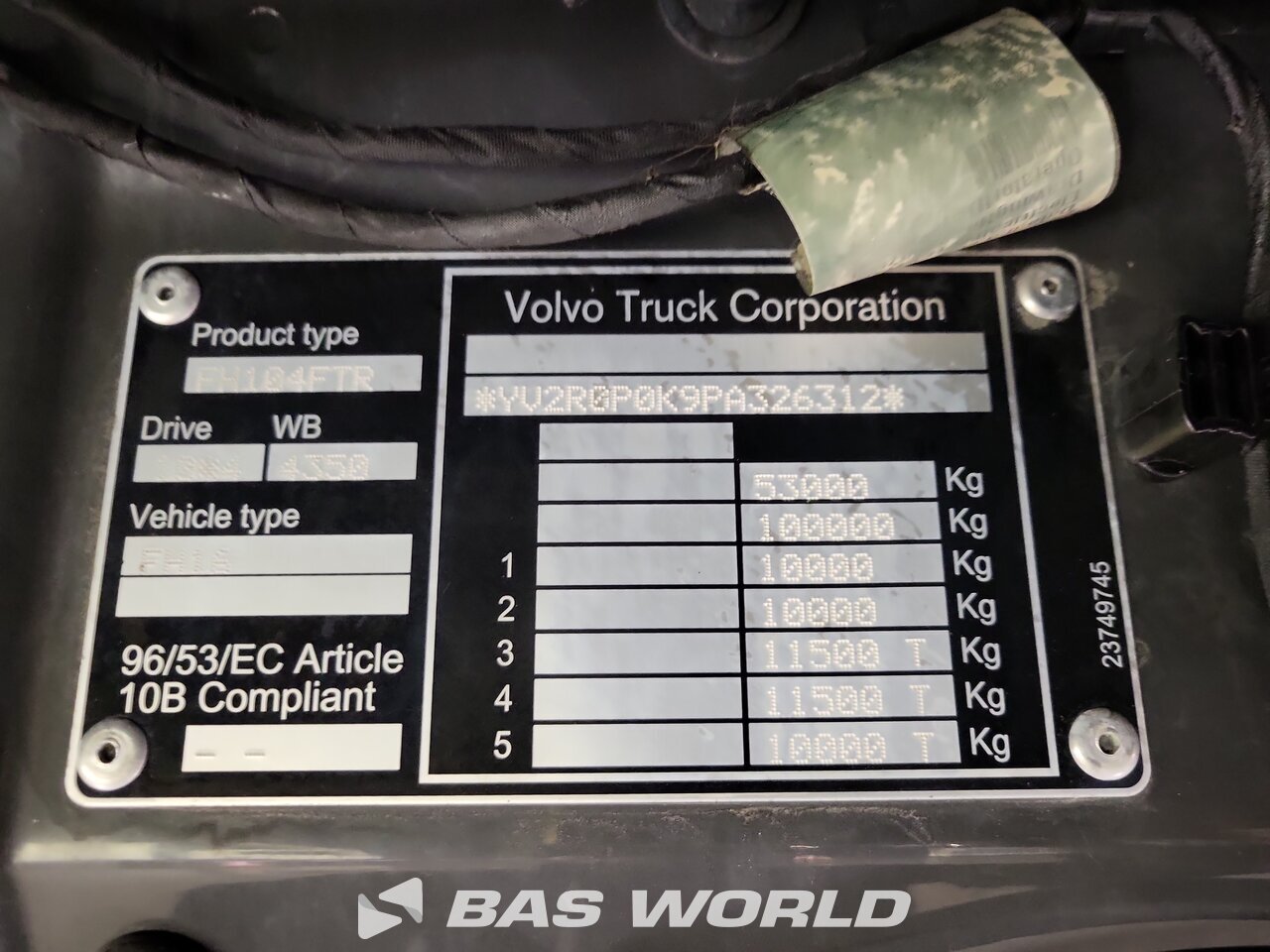 Other : Volvo FH16 750 Fahrgestell LKW