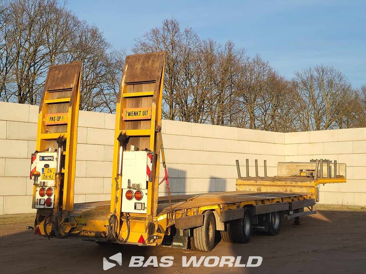 GS Meppel Dieplader oplegger - BAS World
