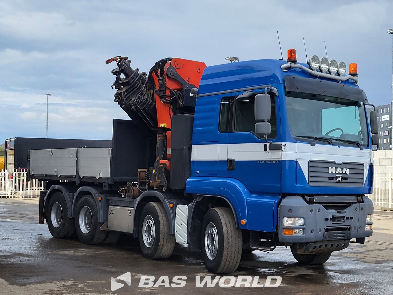 Other : MAN TGA 35.480 Flatbed trucks