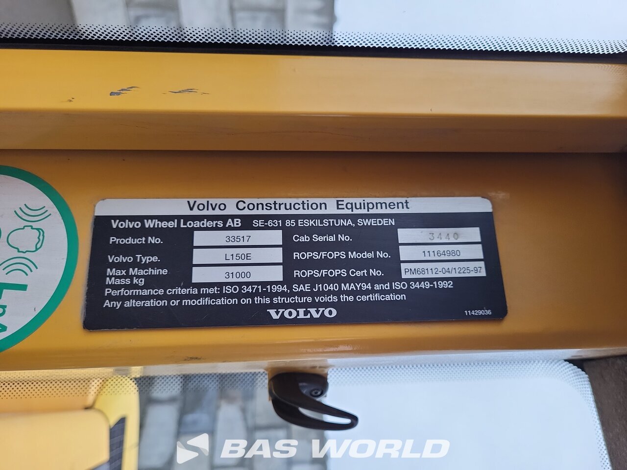 Other : Volvo L150 E Wheel loader