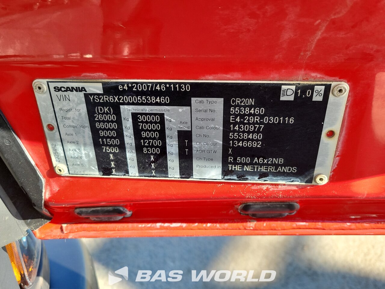 Other : Scania R500 Tracteur routier