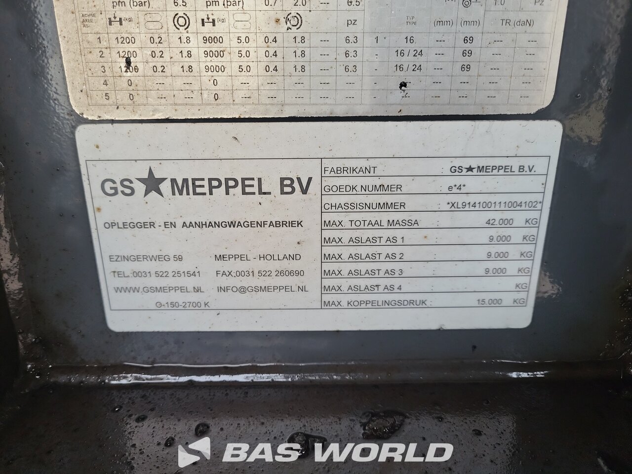 Other : GS Meppel Kipper Sattelauflieger