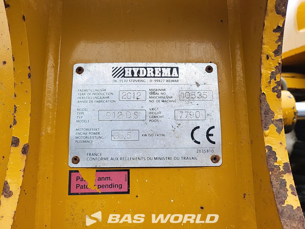 Other : Hydrema 912 DS Dump truck