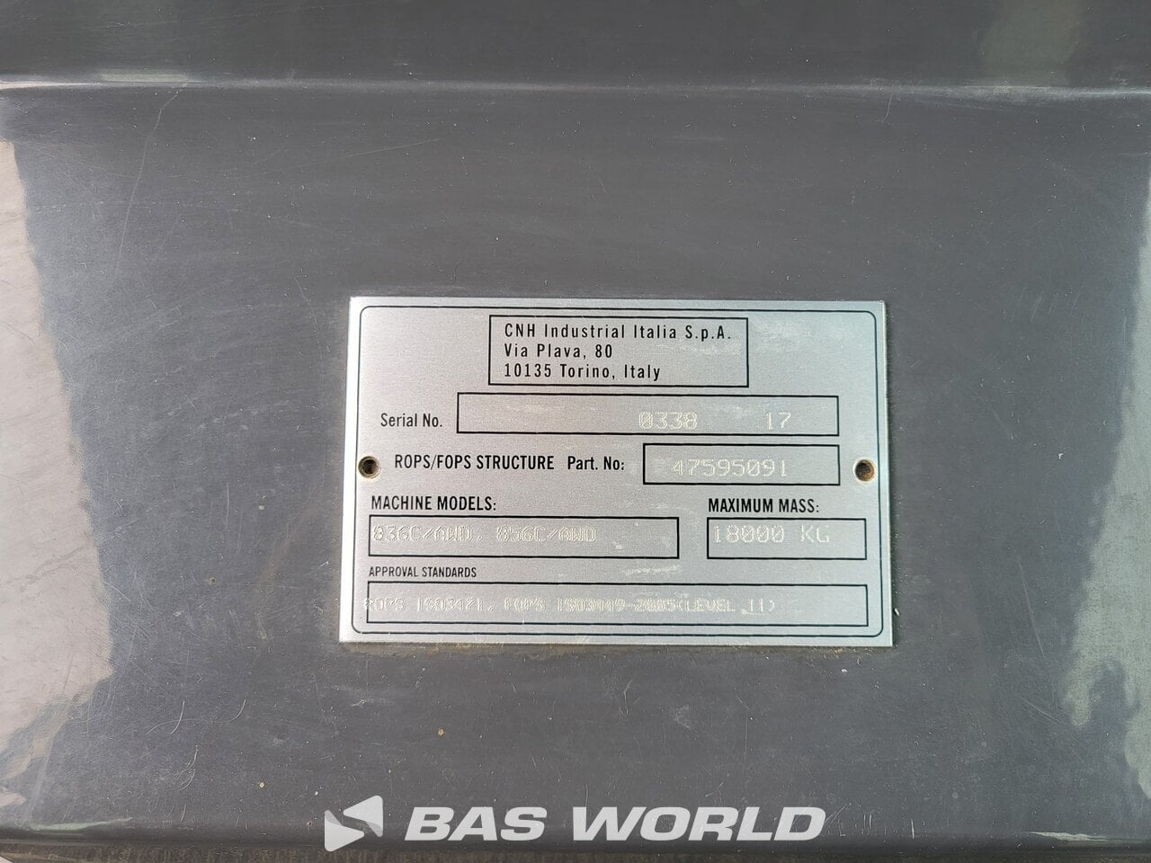 Other : Case 836 C AWD Równiarka