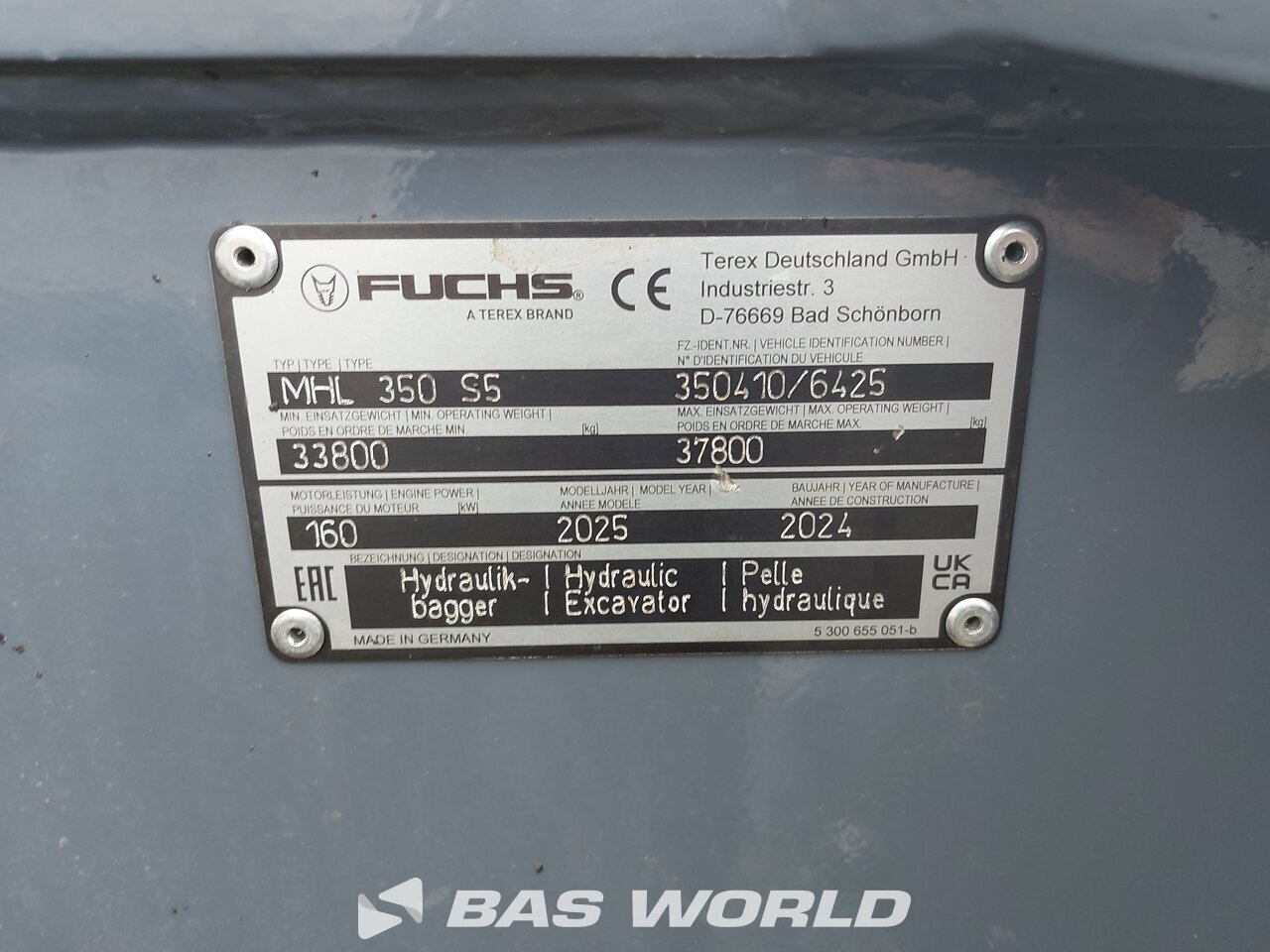 Other : Fuchs MHL350 S5 Grävmaskin för omlastning