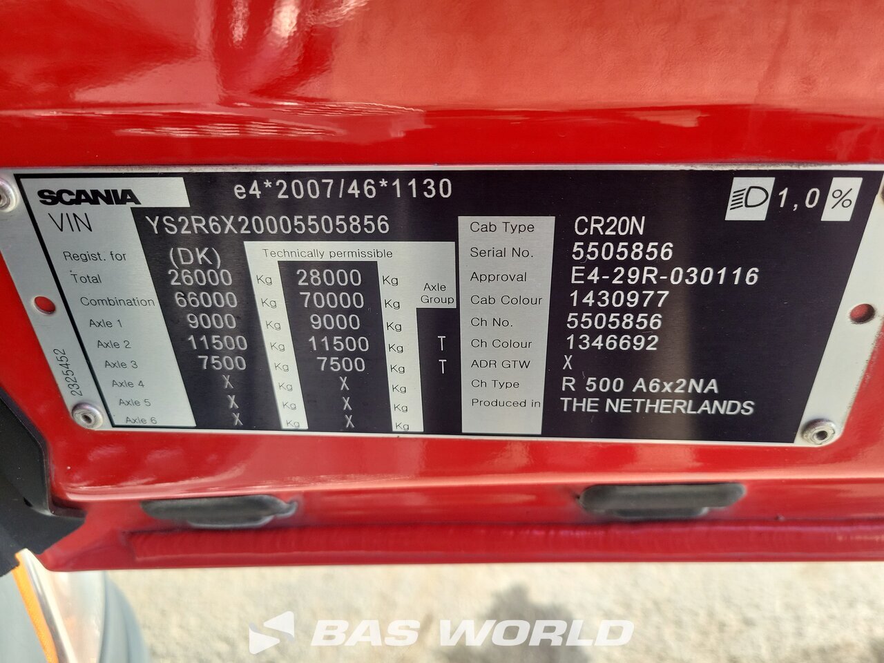 Other : Scania R500 Trækker