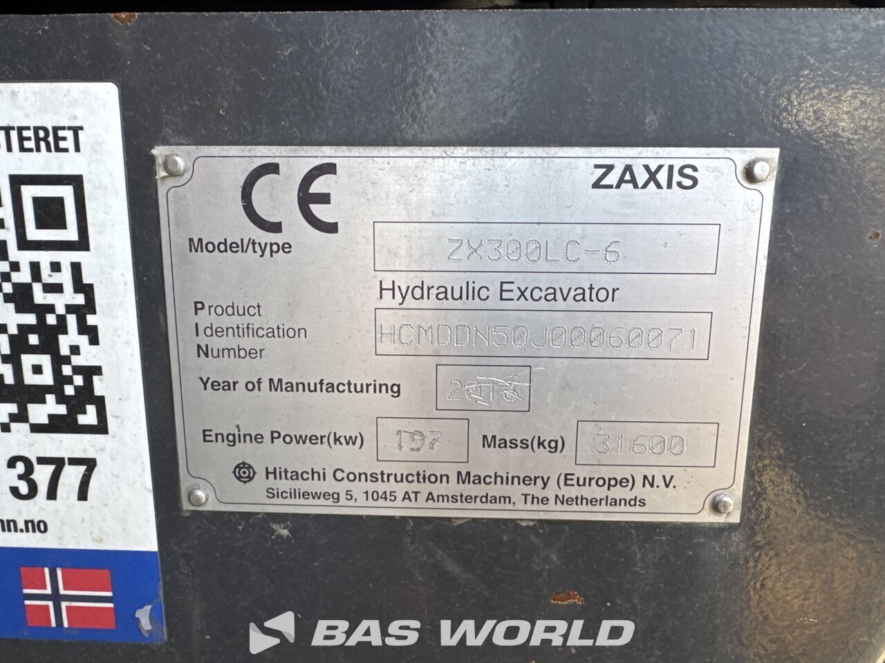 Other : Hitachi ZX300 LC -6 Bandgrävare