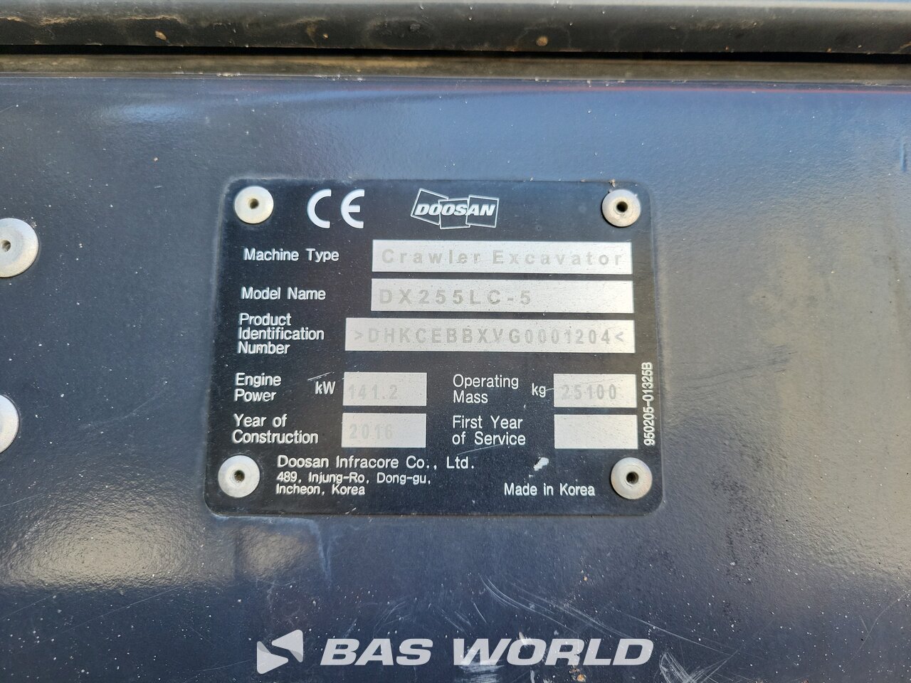 Other : Doosan DX255 LC-5 Bæltegravere