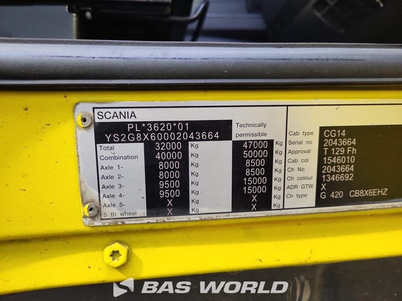 Other : Scania G420 شاحنة قلاب