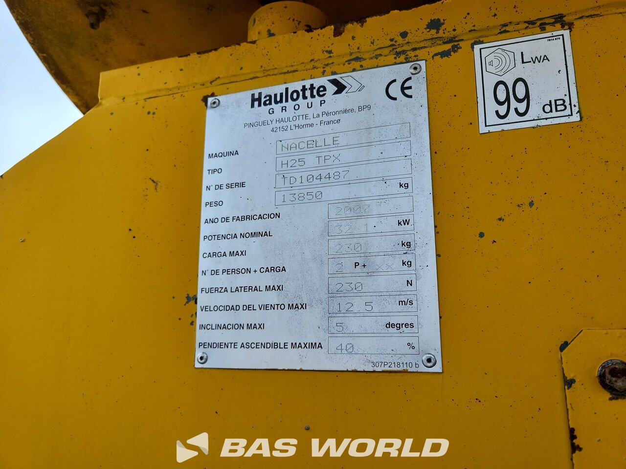 Other : Haulotte H25 TPX teleskopbomlyft