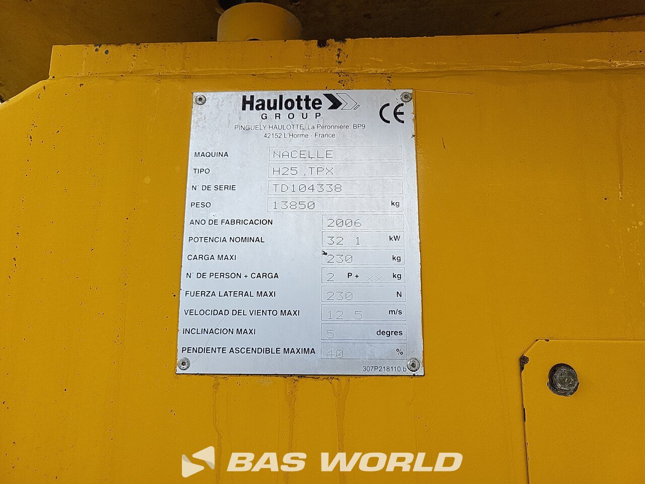 Other : Haulotte H25 TPX teleskopbomlyft