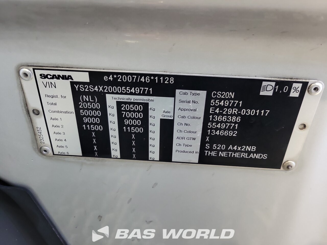 Other : Scania S520 Dragbil