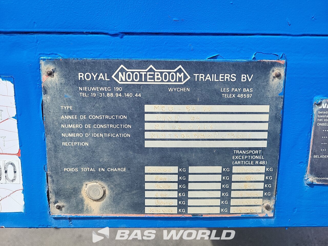 Other : Nooteboom MCO-54 VV Lavetti