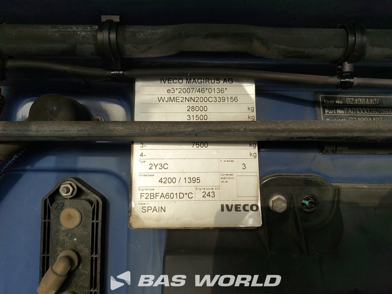 Other : Iveco Stralis 330 Camion de basura