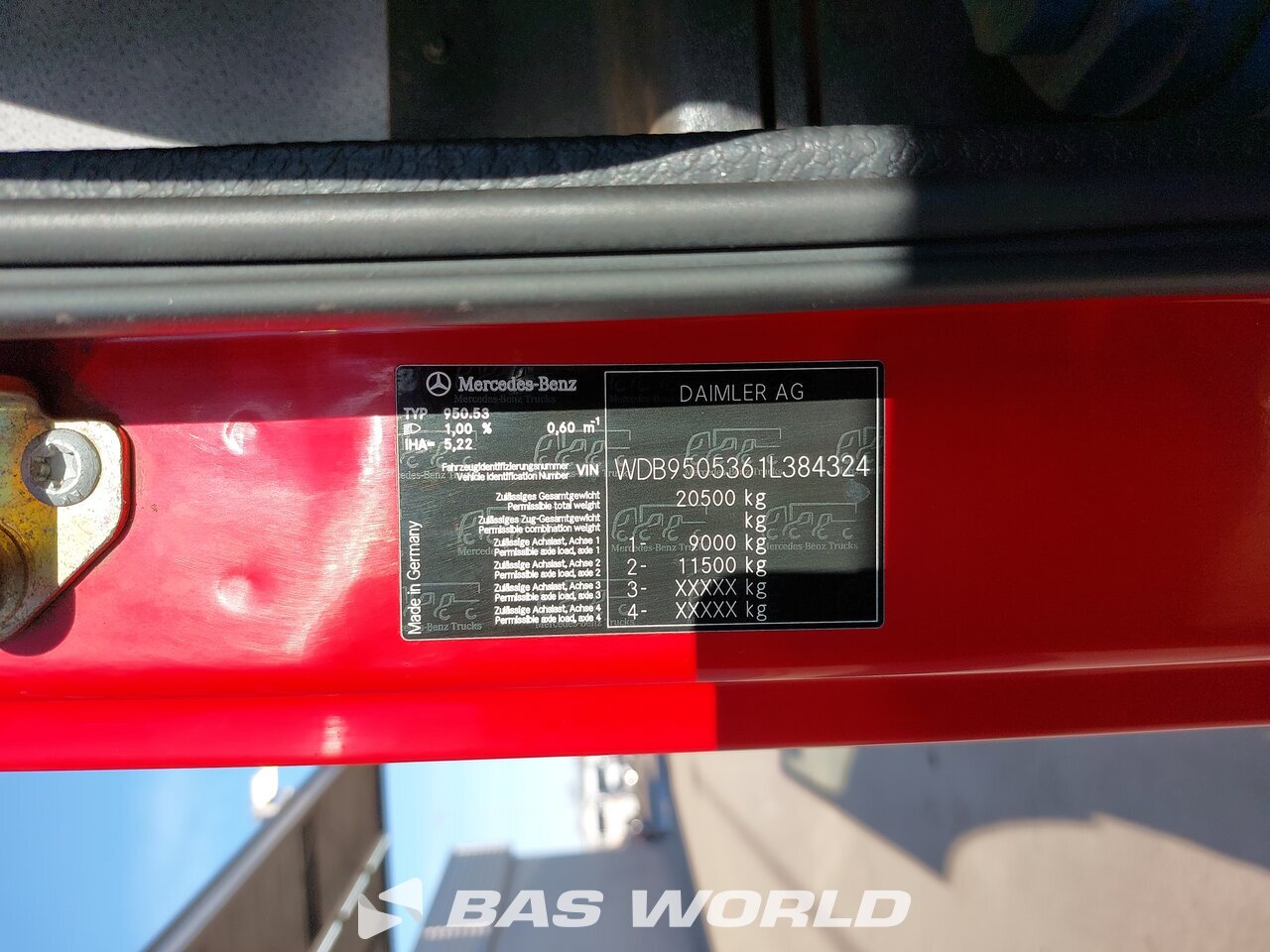 Other : Mercedes Axor 1824 Бордови камиони
