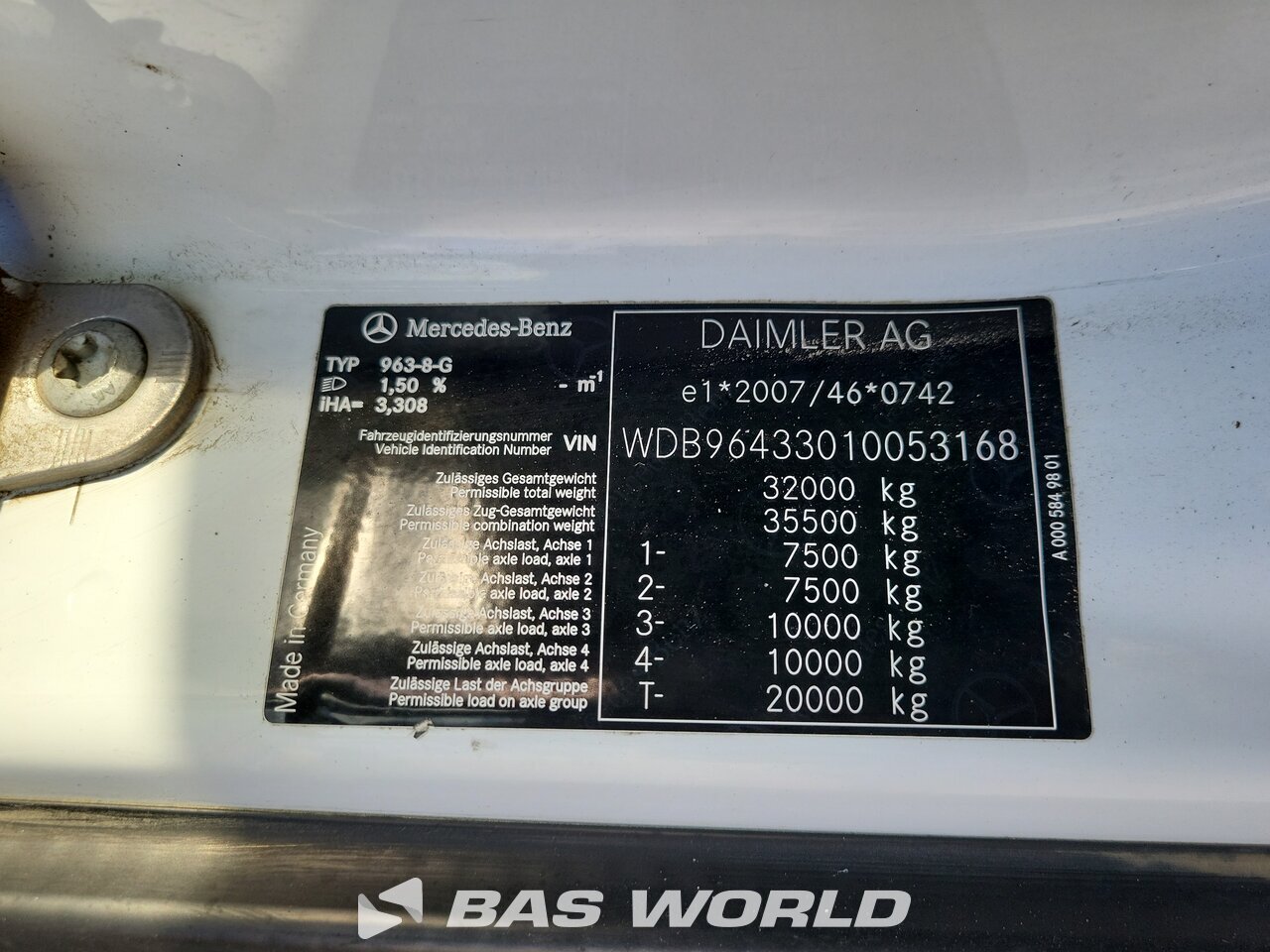 Other : Mercedes Arocs 3240 Camion hormigonera