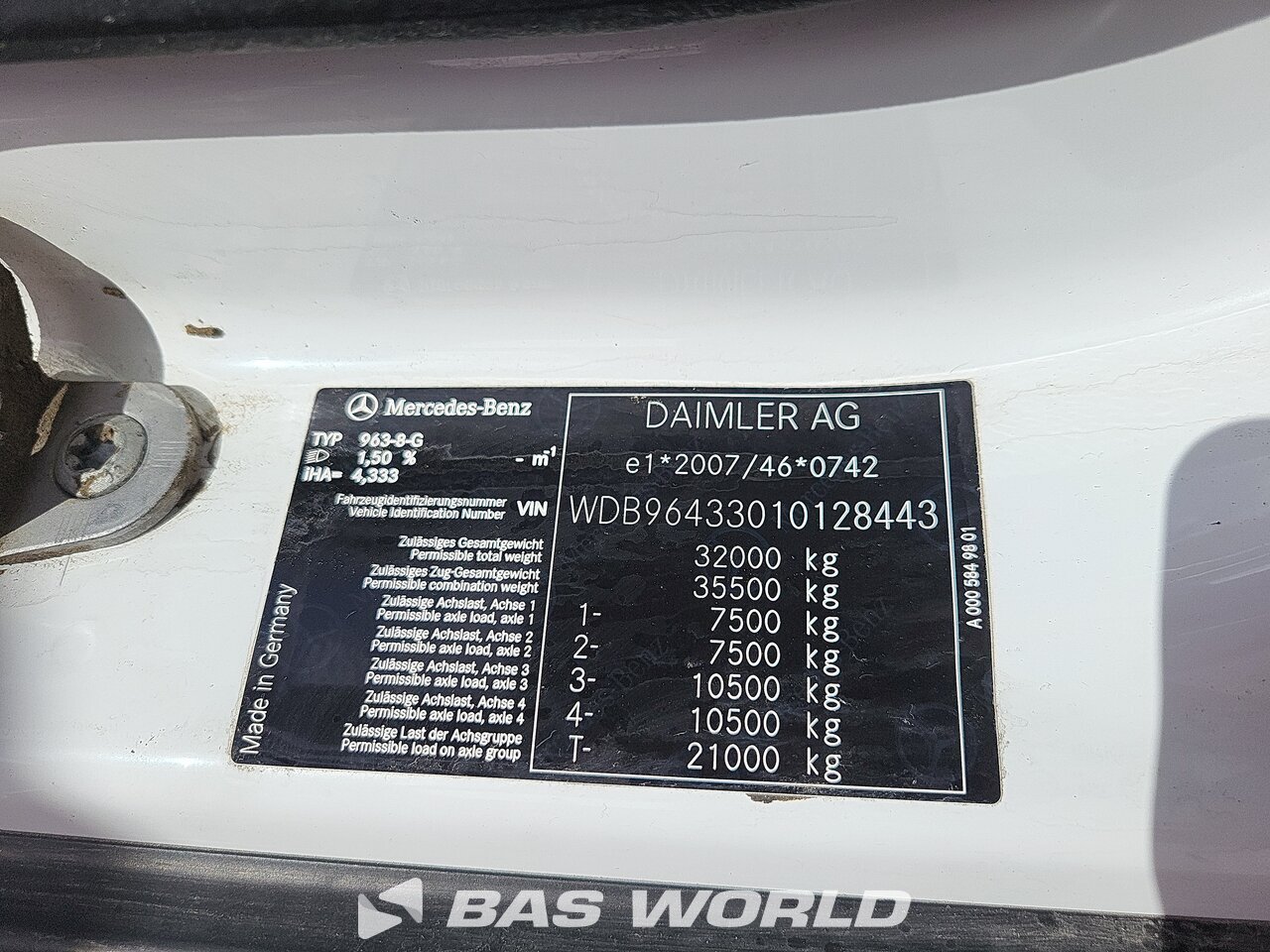 Other : Mercedes Arocs 3240 شاحنة خلاطة خرسانة
