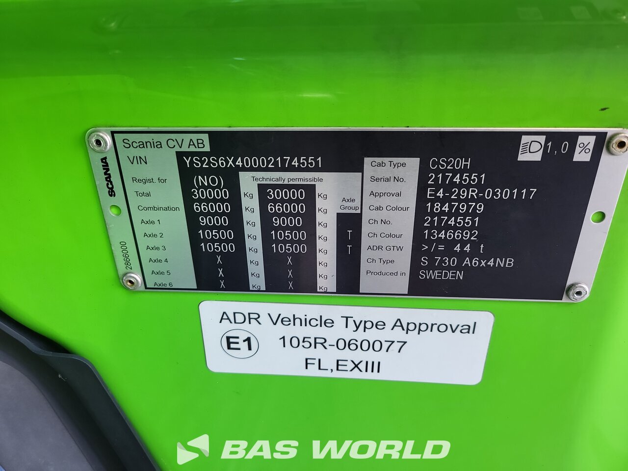 Other : Scania S730 Dragbil