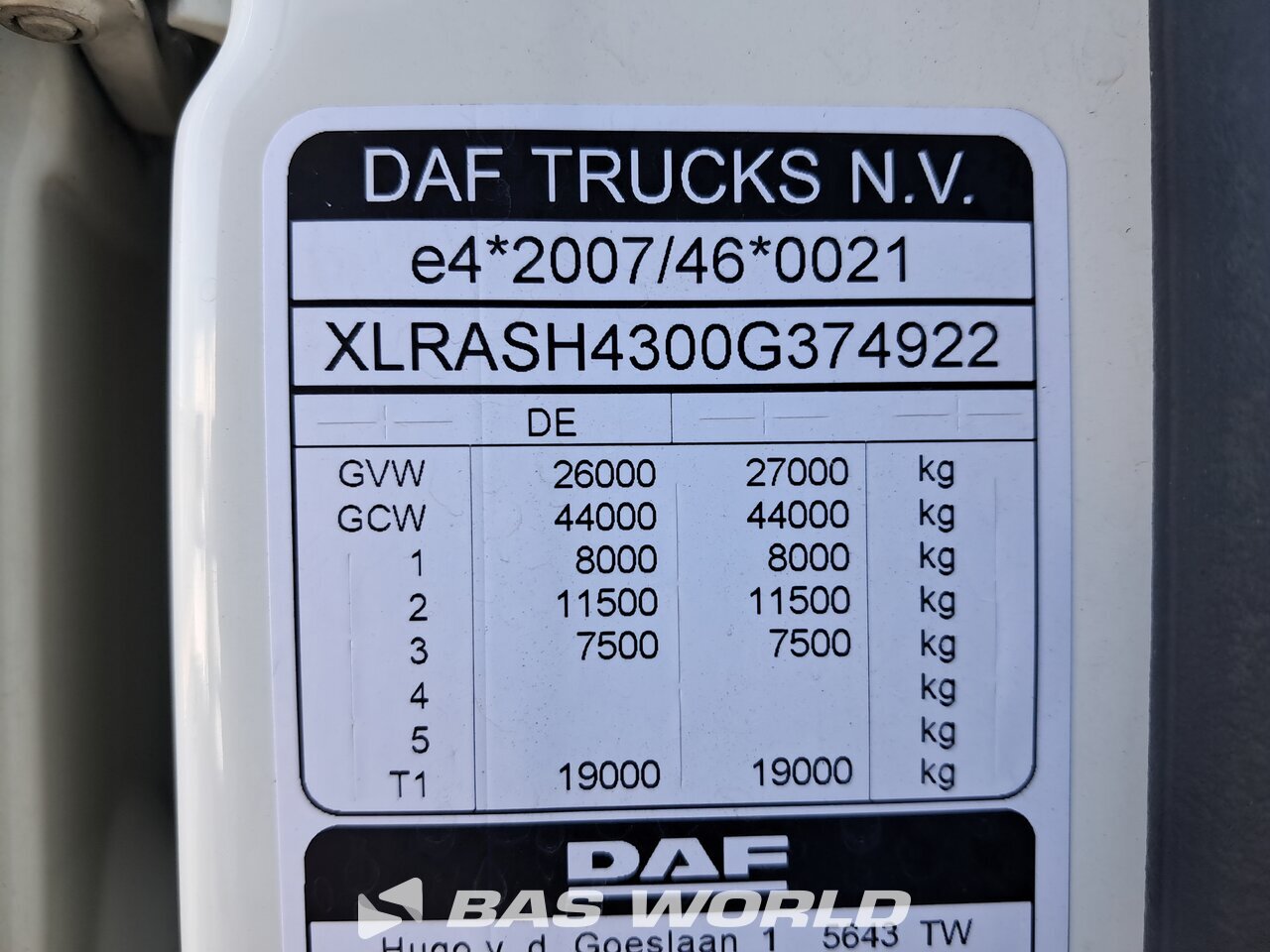 Other : DAF XF 480 Ciężarówki Z Nadwoziem Wymiennym