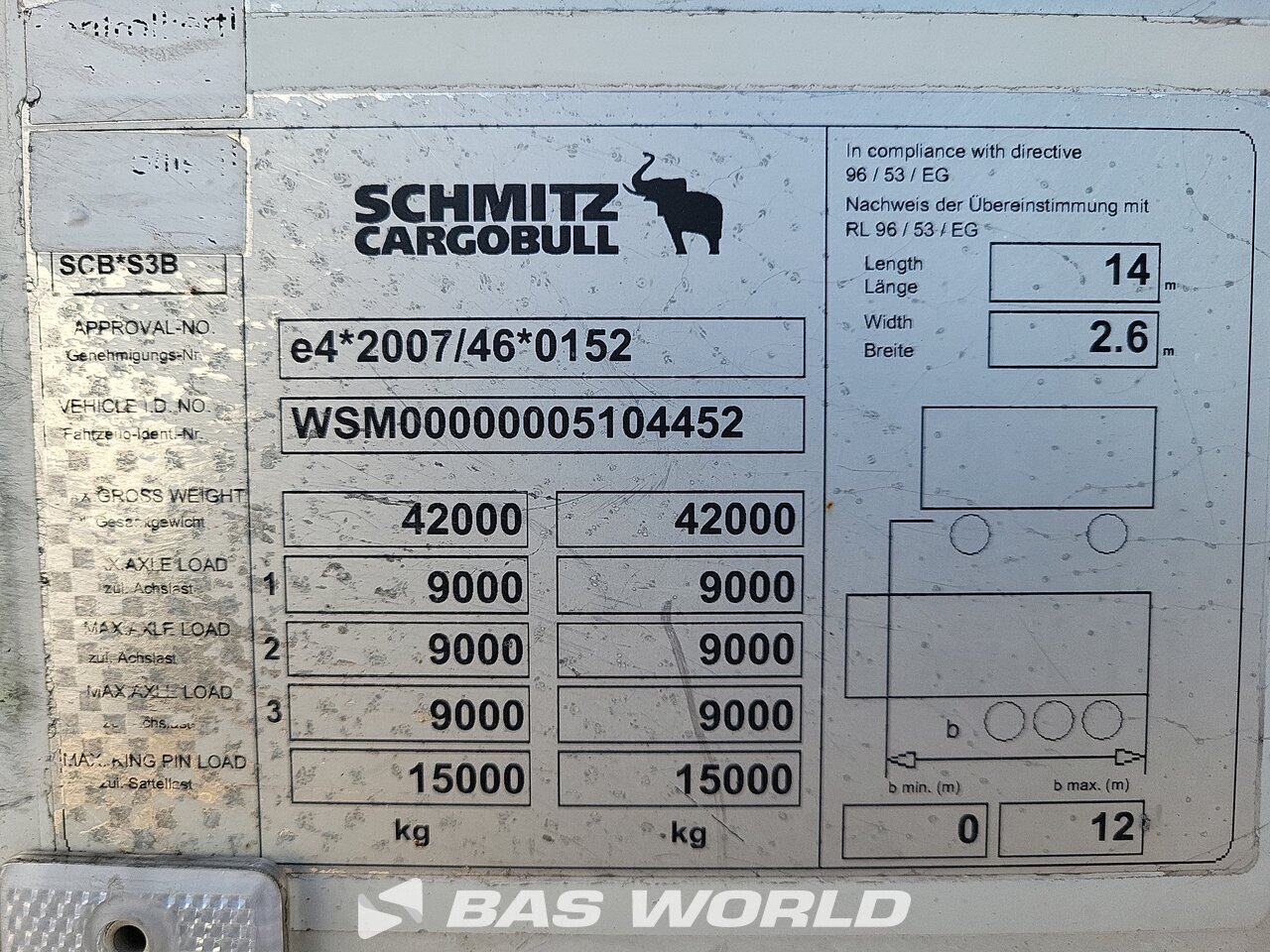Other : Schmitz Semirremolque frigorífico