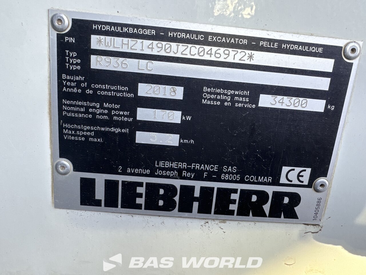 Other : Liebherr R936 LC Escavadora de rastos