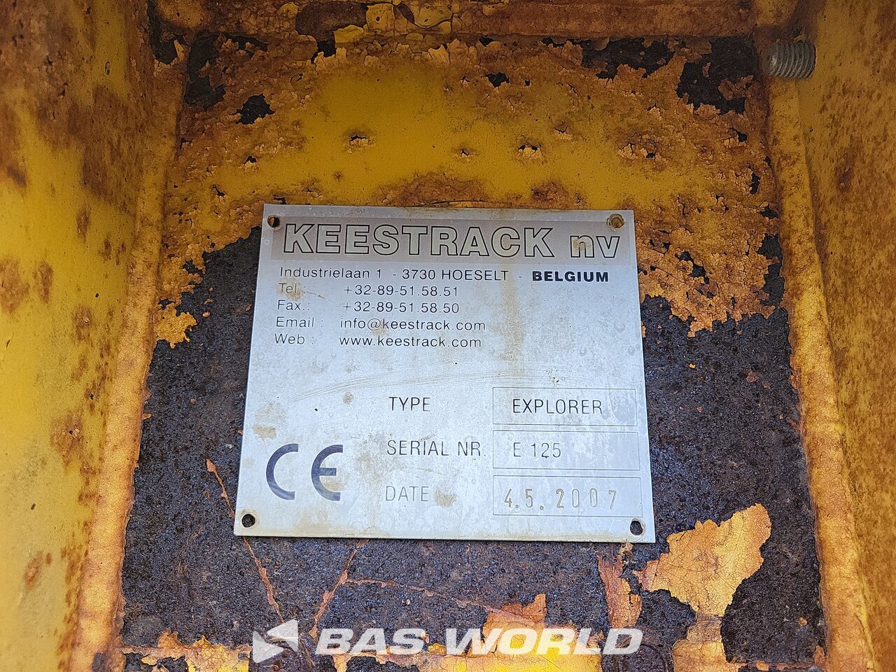 Other : Keestrack Explorer 1800 Zeefinstallatie