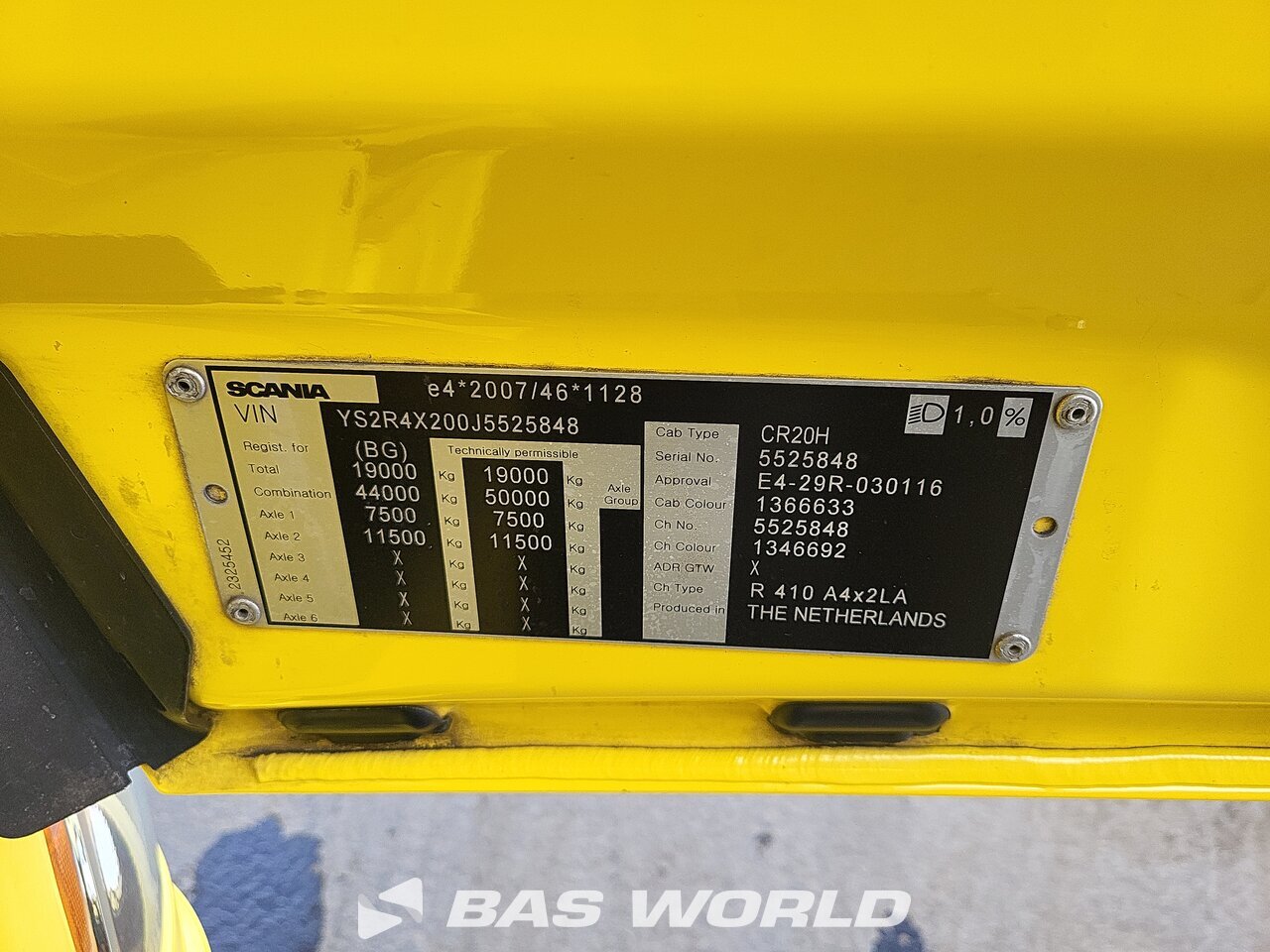 Other : Scania R410 tegljač
