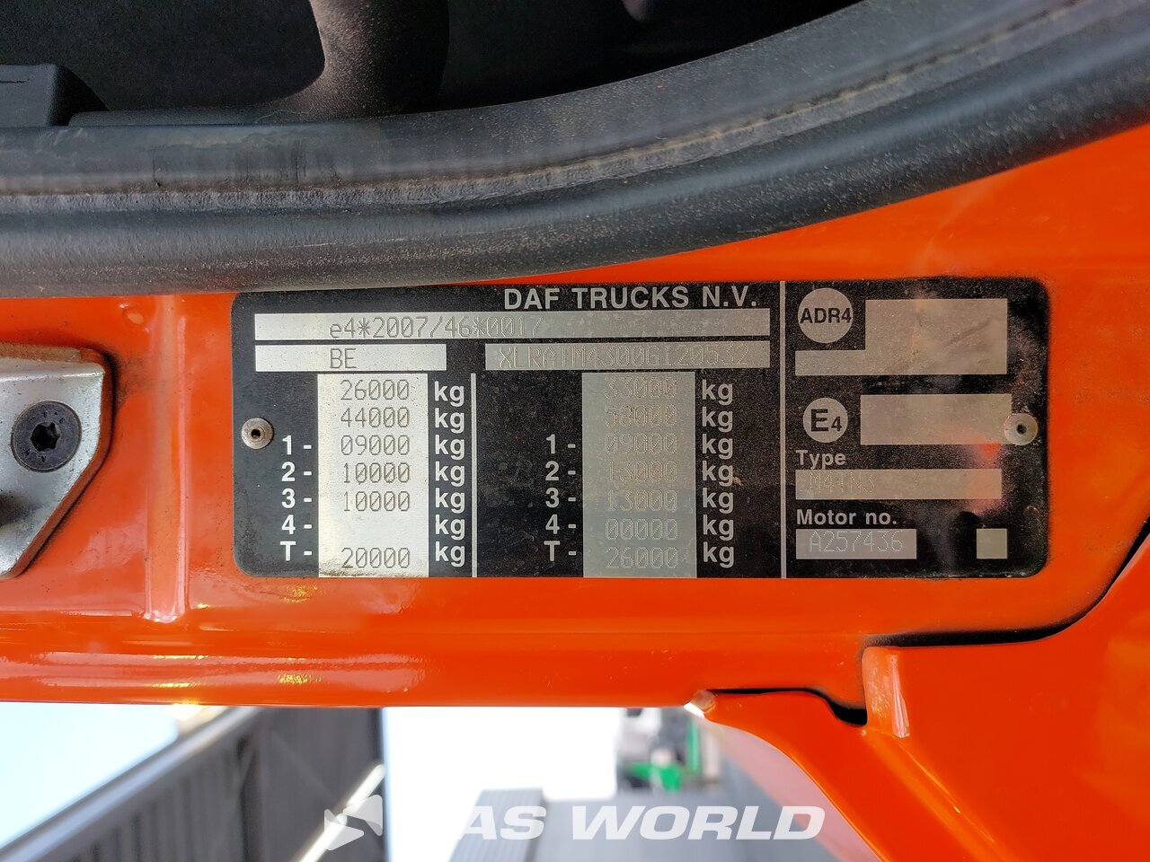 Other : DAF CF 460 Koukkulava kuorma-auto