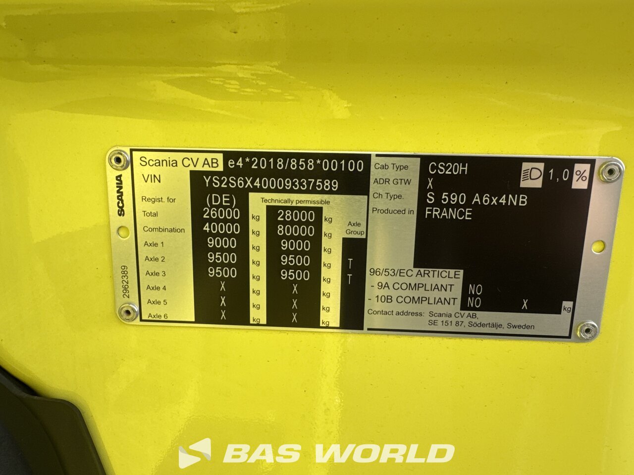 Other : Scania S590 Dragbil