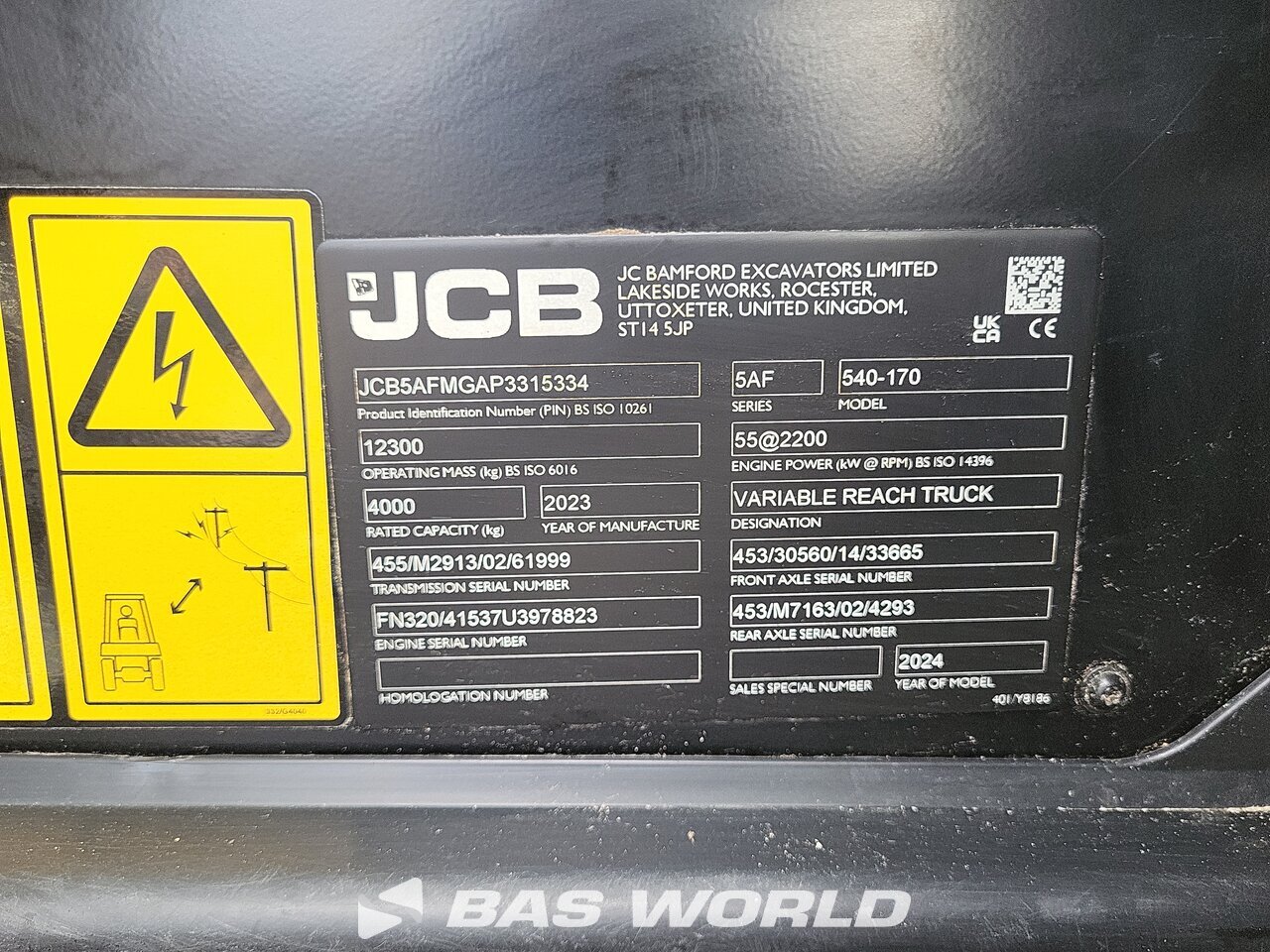 Other : JCB 540-170 Teleskopski viličar