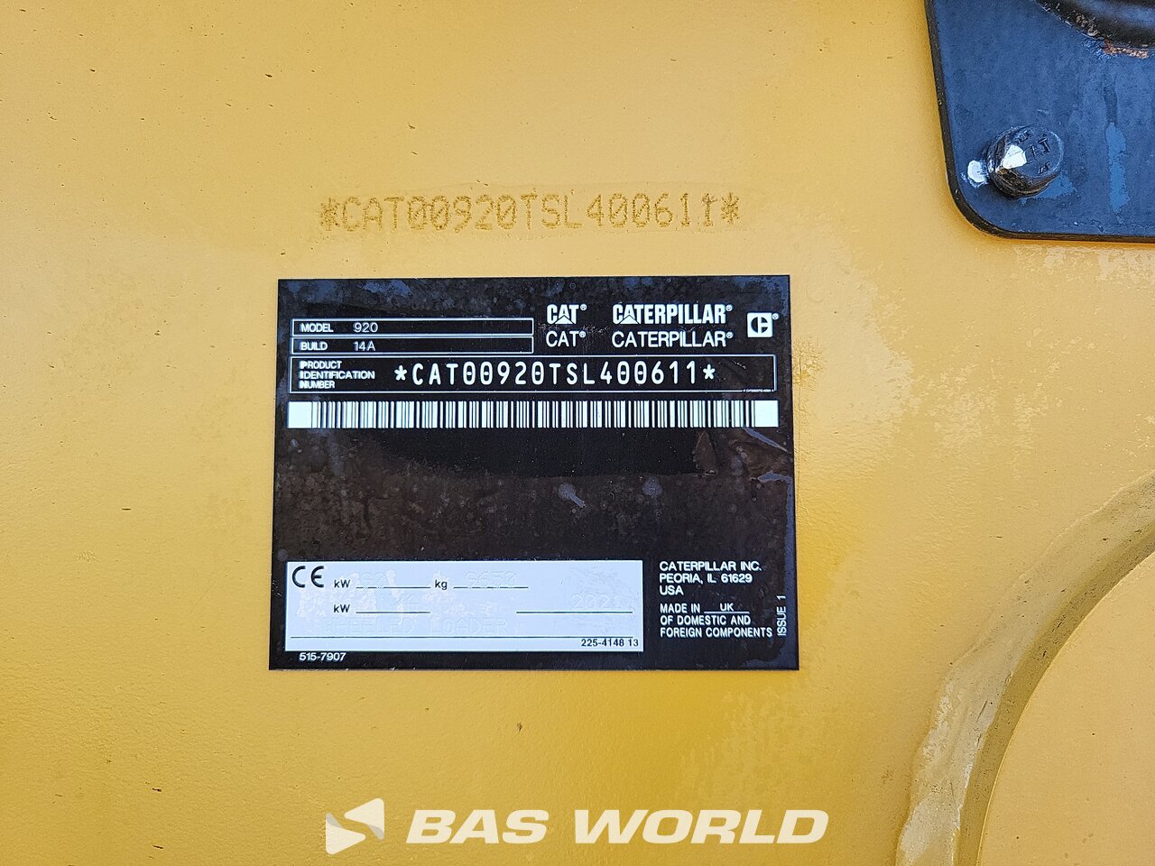 Other : Caterpillar 920 Încărcător frontal pe roți