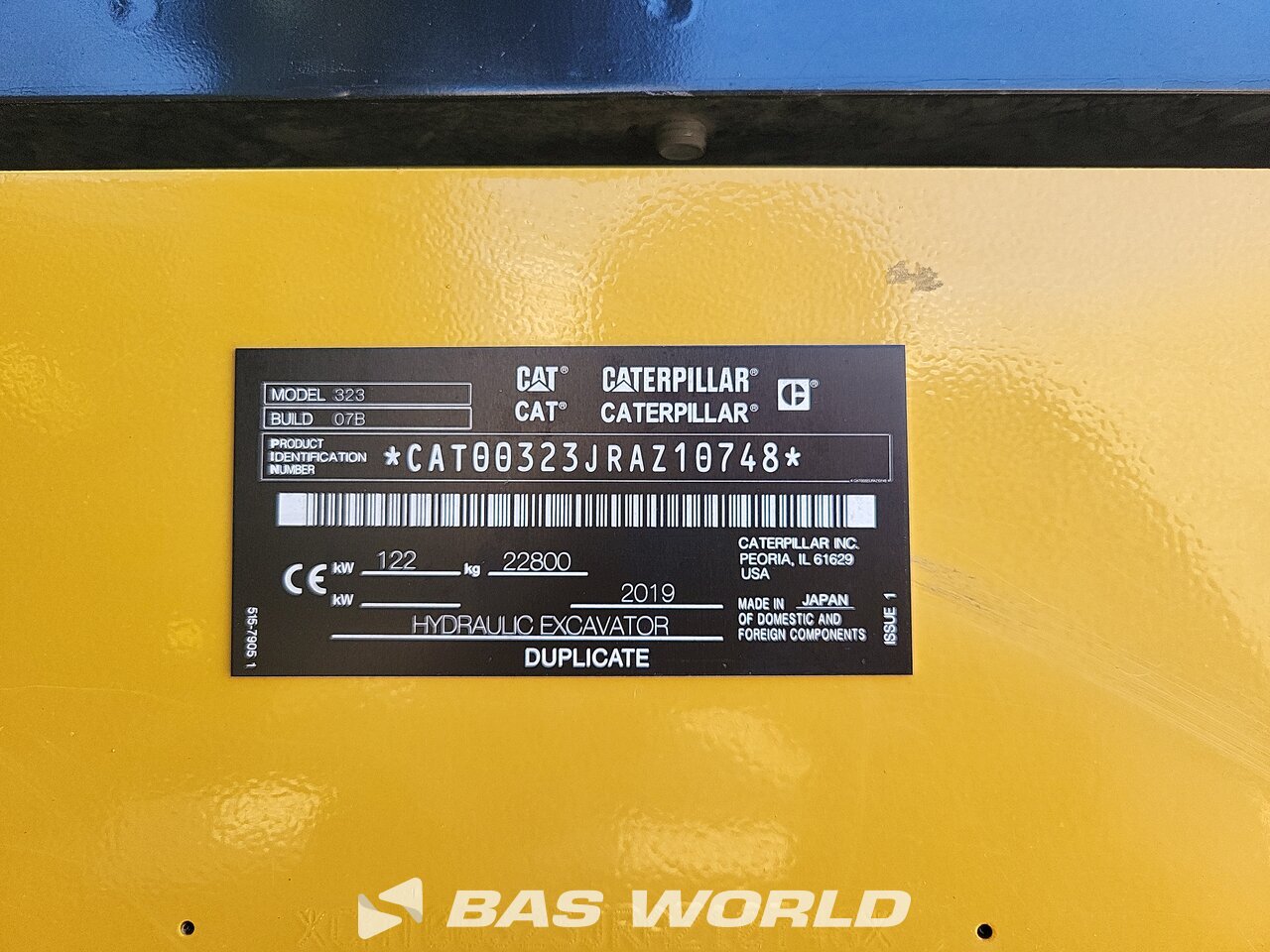 Other : Caterpillar 323 -07B Bageri gusjeničari