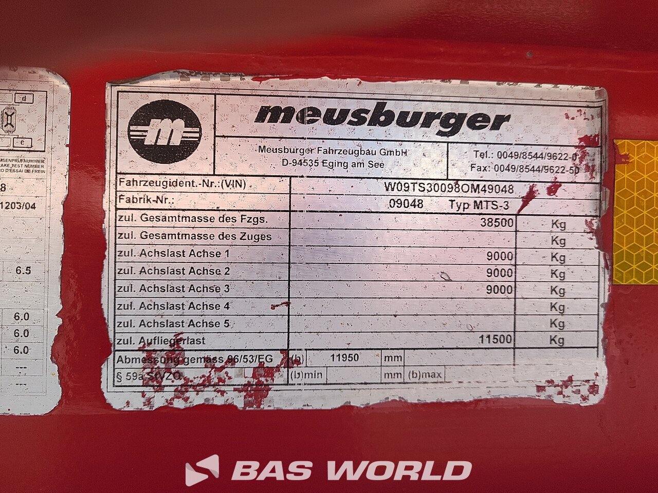 Other : Meusburger Semi-reboque porta máquinas