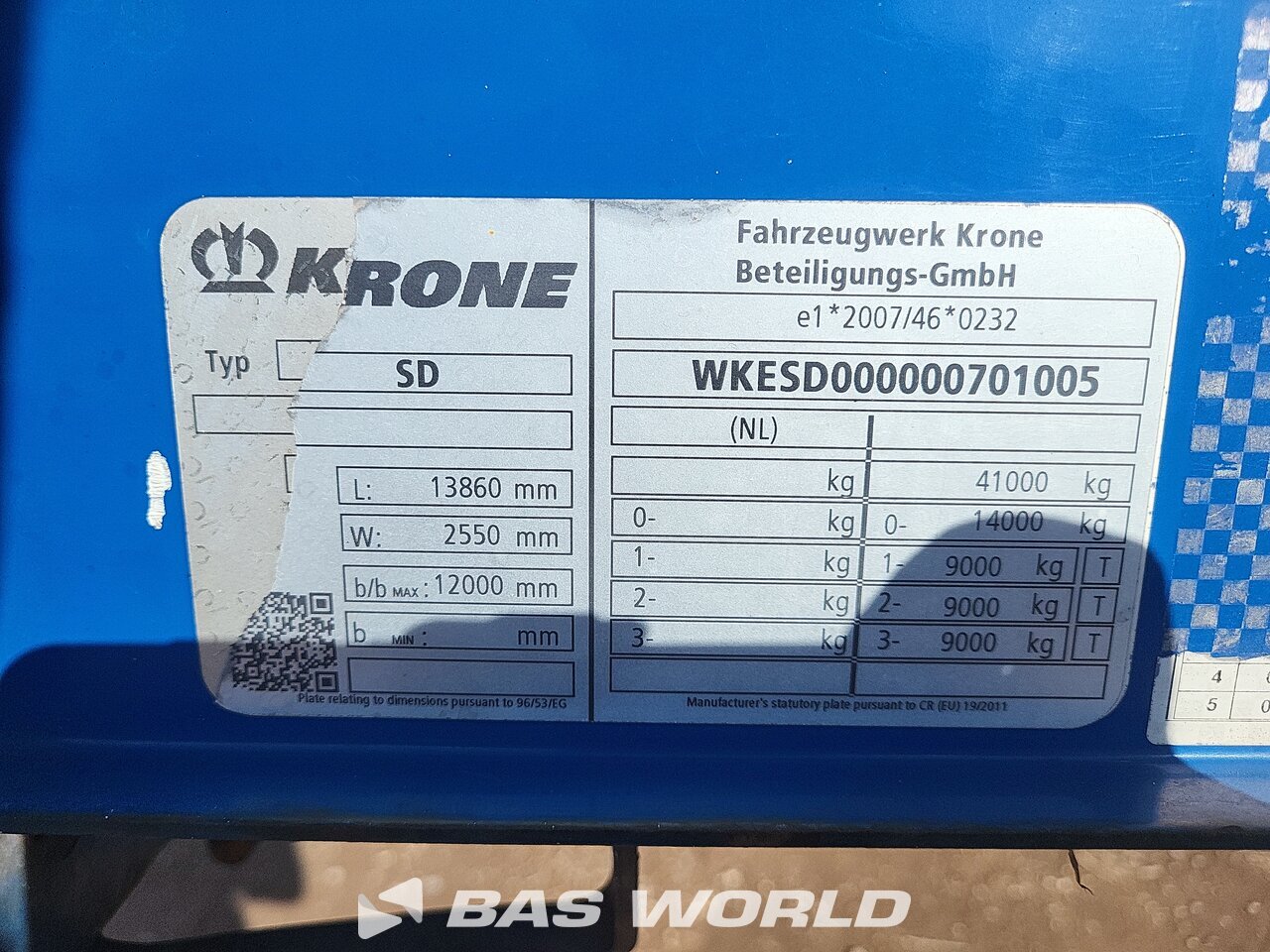 Other : Krone Poluprikolice s ceradom