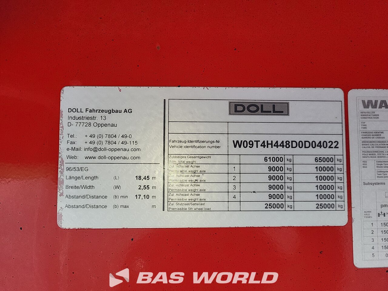 Other : Doll Semi-reboque porta máquinas