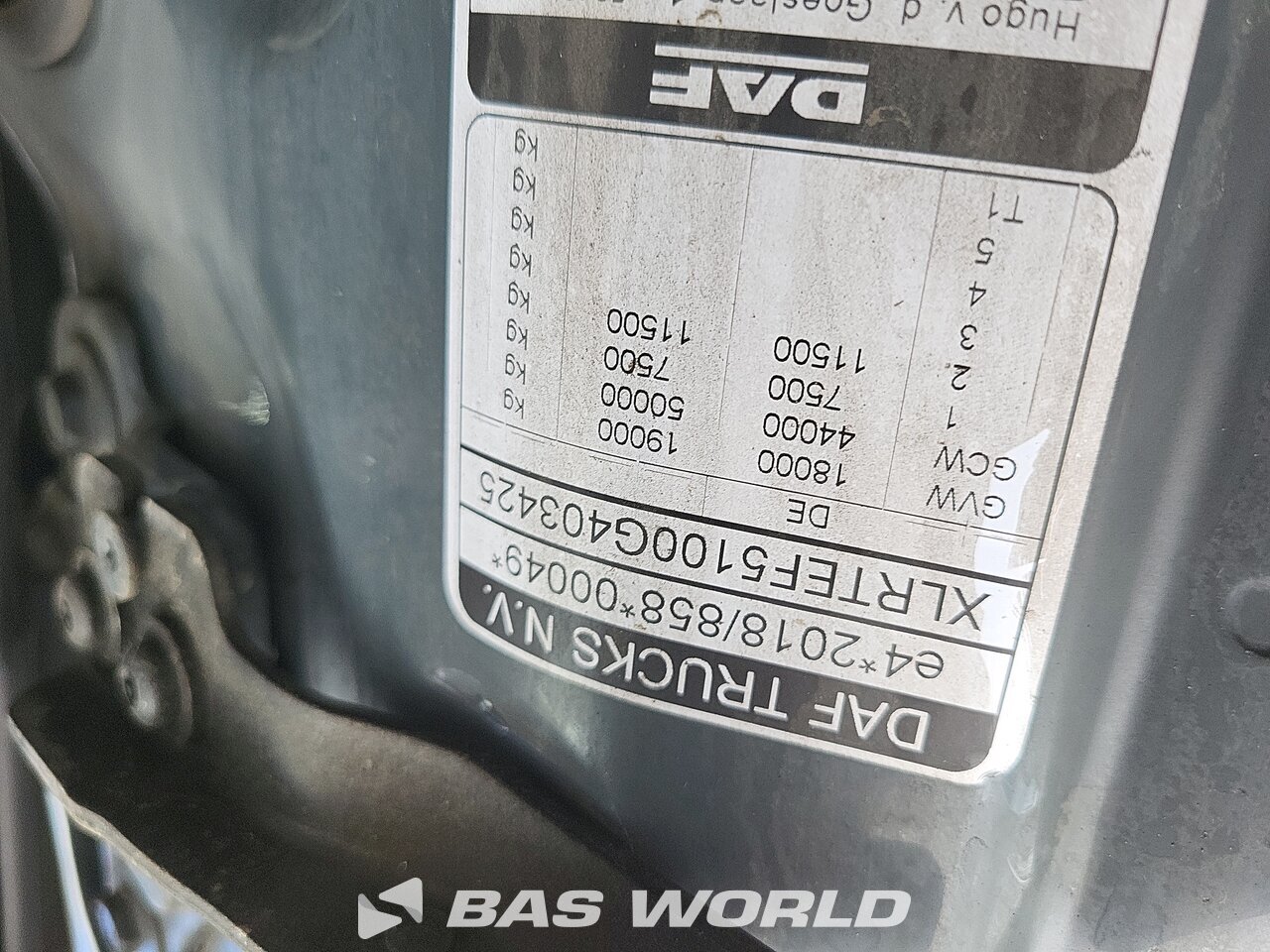 Other : DAF XG 450 Cabeza tractora