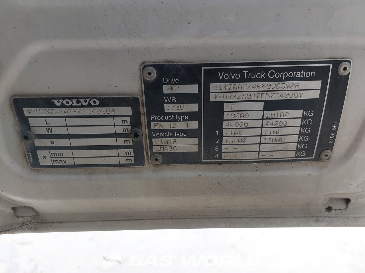 Other : Volvo FM 450 Tracteur routier